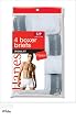 4 PACK Hanes Original Fit Cotton Boxer Briefs for Men in Asst. Colors - Comfortable yet Stylish!