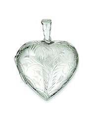 Genuine .925 Sterling Silver Domed Heart Locket 8 Grams. 100% Satisfaction Guaranteed.
