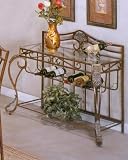 Metal And Glass Wine Rack
