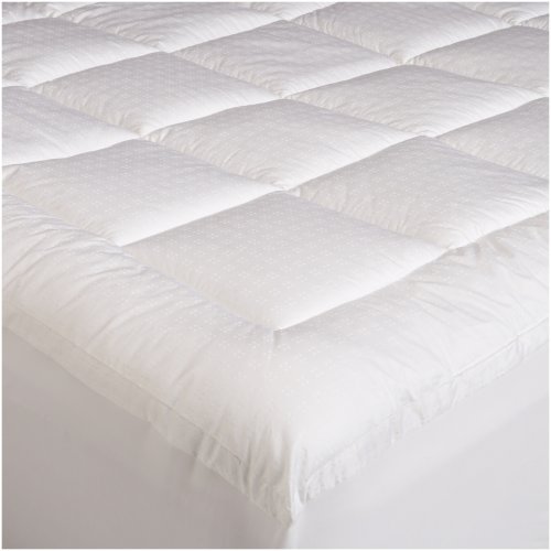 Pike Street 330-Thread Count Swiss Dot Cotton Overfilled Mattress Pad