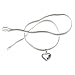 Pendant with Chain Silver Multi Gemstone Jewelry 1 Inch