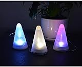 Jimeng　LED ソーラーライト　コーン型　装飾品 　飾り　ベランダ・ガーデン・パーティー・アウトドア・室外　カラフル