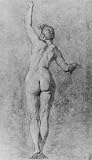 Noel-Nicolas Coypel (Female Ruckenakt with raised arms) Art Poster Print - 11x17