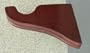 Support Bracket in Mahogany finish for a 1-3/8" dowel rod - 2/pack [CAPITOL CITY LUMBER]