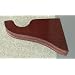 Support Bracket in Mahogany finish for a 1-3/8" dowel rod - 2/pack [CAPITOL CITY LUMBER]