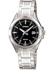 Casio Steel Bracelet Date Womens watch #LTP1308D-1AV