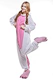 Newcosplay Polar Fleece Onesies Pajamas (XL, Pink Unicorn)