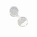 Bio Plas 6010 White Polypropylene Histo Plas Tissue Processing Capsules 1-1/2" Diameter (Pack of 500)