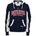Reebok New England Patriots Navy Blue Ladies Sunday Full Zip Hoody Sweatshirt