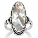  : ABALONE ANTIQUED RING