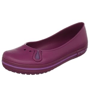 Buy crocs Ladies Crocband Flat,Plum,4 M US