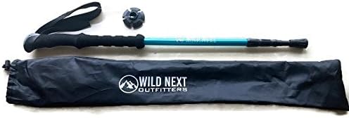 Wild Next Trekking Pole Ultralight With Carry Bag Tip Accessories and Decal for Hiking / Camping / Mountaineering / Adjustable Anti Shock Walking Stick Hiking Pole