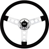Grant Products Driver Series Steering Wheel - 3-Spoke, 20in. Diameter, Round Cut Design