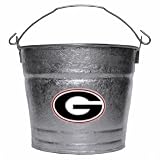 Cheap Deals on galvanized drink bucket-Georgia Bulldogs Ice Bucket, Garden Planter, Galvanized w/ Metal Logo