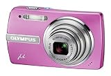 Olympus Mju-840 Digitalkamera (8 Megapixel, 5-fach opt. Zoom, 6,9 cm (2,7 Zoll) Display, Bildstabilisator) Candy Pink