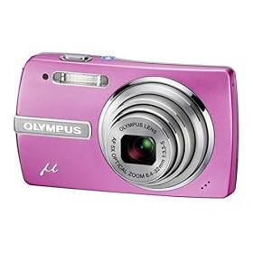 Olympus Mju 840 Digital Camera - Candy Pink (8.0MP, 5x Optical Zoom) 2.7" LCD