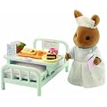 Sylvanian Families Nurse with Hospital Bed