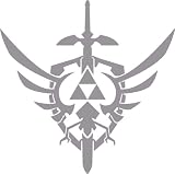 Legend of Zelda Skyward Sword Sticker Silver