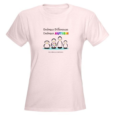 Autism Penguins Women's Light T-Shirt