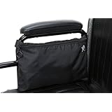 Pembrook Wheelchair Pouch Bag - Black - Great simple accessory pack for your mobility devices. Fits most Scooters, Walkers, Rollators - Manual, Powered or Electric Wheelchairs