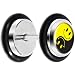 0 Gauge Yin Yang Smiley Face Cheater Plug