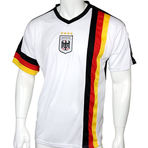 DEUTSCHLAND EM 2016, Trikot weiß mit Mesh-Einsätzen, UNISEX Gr. M