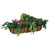 Gardman R944 Forge Wall Trough Planter, Black, 48-Inch