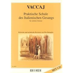 Praktische Schule des Italienischen Gesangs. Gesang Mittel