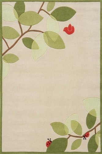 4'x6' Hand Tufted Chinese Lil Mo Whimsy Collection Rug