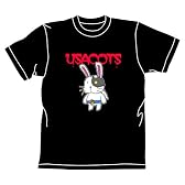 天体戦士サンレッド ウサコッツTシャツ ブラック サイズ:M