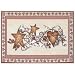 Hearts & Stars Placemat set (Multi) (13L x 18 W (each))