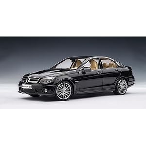Mercedes C63 AMG Black With Leather Seats 1:18 Autoart by 
