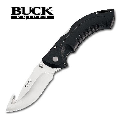 Buck Folding Knife Omni Hunter 12PT w Gut Hook Black by Buck Knives
