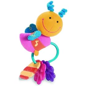 The First Years Nature Sensations Baby Bumblee Musical Rattle
