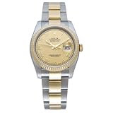 Rolex Oyster Perpetual Datejust Two-Tone 18kt Gold and Steel Mens Watch 116233CRO by Rolex