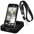 HTC Droid Eris USB Sync & Charge Cradle (with AC Charger) (w/ 2nd battery support)