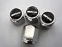 Mercedes-Benz Black Logo Tire Stem Valve Caps