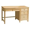 Wakefield Pedestal Desk Wood - Natural