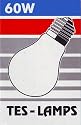 1x TESLAMP Gl&uuml;hlampe AGL / 60W / 230 V / E27 / matt