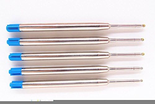 5PCS Blue JINHAO Ball Point Pen ink Refills Nib Medium