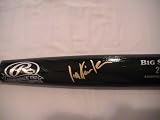 IAN KINSLER SIGNED AUTOGRAPHED RAWLINGS BAT TEXAS RANGERS COA + HOLOGRAM