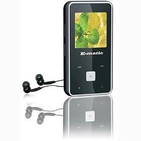 Ematic 4GB Color MP3 Video Player with 1.5-Inch Screen, FM Radio and Voice Recording (Black)