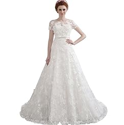 Lace-Up Satin Short Sleeves  Dress