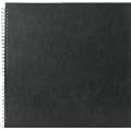 RHINO 300x300mm 20 leaf - Cuttings album with black heavy embossed cover and heavy ribbed black pages
