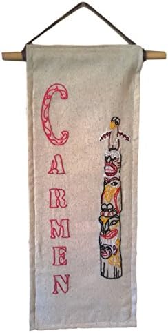 Custom Made Totem Pole Personalized Name Home Decor Wall Hanging Specialized House Warming Gift Family Crest ***Free Economy Shipping***