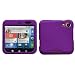 Purple Rubberized Hard Case Cover for Motorola Flipout (MB511) AT&T