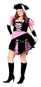 Fun World Costumes Women's Womens Plus Pink Punk Pirate