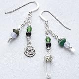 Queen of Pentacles Sterling Silver Earrings