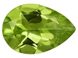 APX 1.30CT 10X7MM PEAR SHAPE CHINESE PERIDOT
