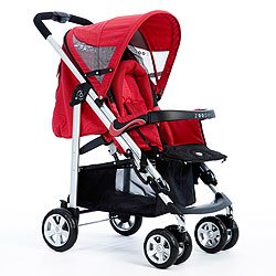 Waltz Single Stroller in Red Wave